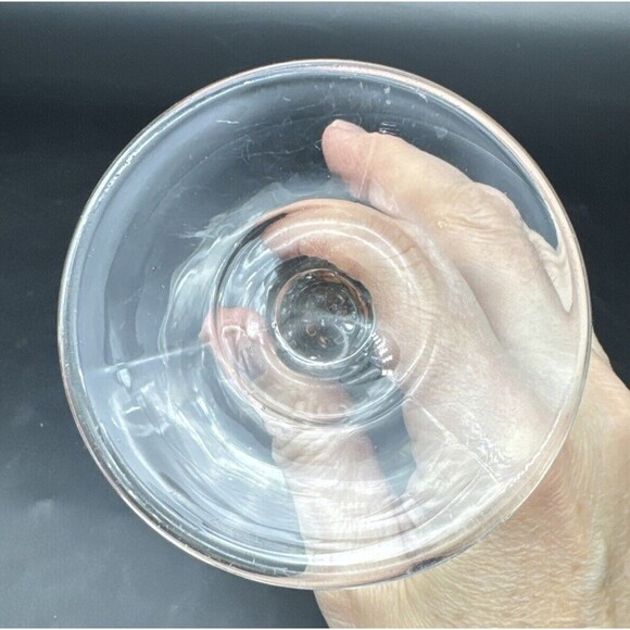 EAPG Ripley & Co Baby Thumbprint Dakota Fern & Flower Etched Footed Creamer 7” - Picture 9 of 11